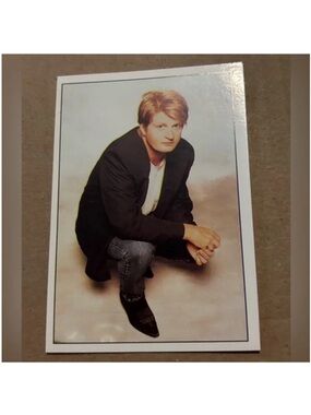 Tom Cochrane 1990 Panini Fan Club Vintage Music Sticker Cards